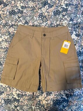 Boy’s Carhartt Utility Cargo Shorts in Khaki